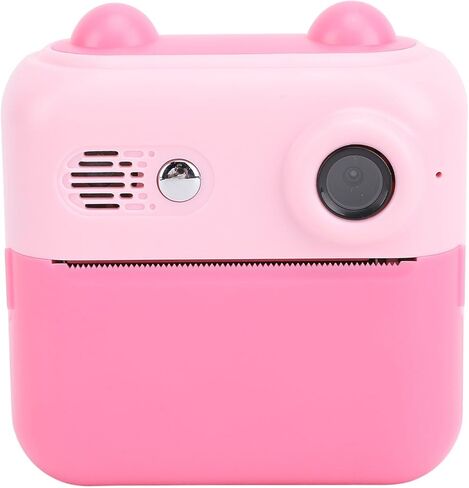 كاميرا طباعة فورية 48 ميجابكسل ، طباعة كاميرا عالية الدقة ، كاميرا طباعة حرارية محمولة 1080 بكسل ، لعبة كاميرا شخصية قابلة للطباعة كاميرا شخصية (وردية) in Kuwait