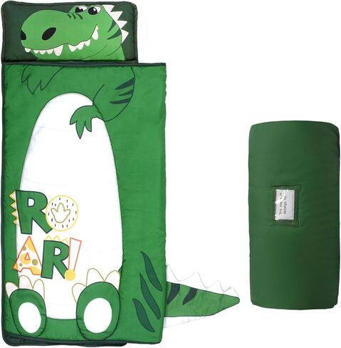 حصيرة قيلولة Mermaid لمرحلة ما قبل المدرسة مع وسادة قابلة للإزالة وحقيبة نوم للأطفال بطانية مع وسادة معززة بآلات خياطة ، قابلة لليخانة ، ناعمة للرعاية النهارية ، السفر ، التخييم 53 "x21" in Kuwait