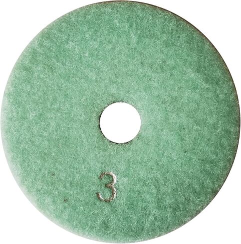 Diamond Polishing Pads 100mm 4" Inch Wet/Dry 3 Step 3 Pcs Abrasive Disc for Concrete Marble Quartz Granite Countertop Stone (3 Pcs/Kit) in Saudi Arabia