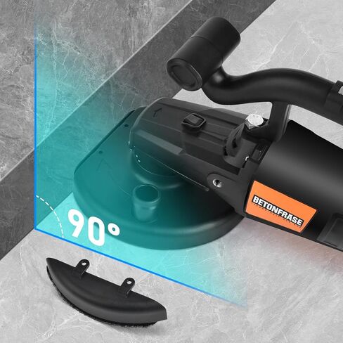 3800W Concrete Floor Grinder with Handle & Dust Shroud, 6 Speeds Control 6000RPM Concrete Floor Polisher Concrete Sander 7 Inch Concrete Surface Grinder Machine for Grinding Concrete Cement Marble in Saudi Arabia