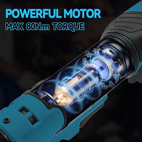 3/8 "مفتاح الربط اللاسلكي ، وجع كهربائي ممتد يتوافق مع بطارية DeWalt 20V Max ، ومسعرة محرك 59 قدمًا بدون فرش ، وأداة فقط (أصفر) in Saudi Arabia