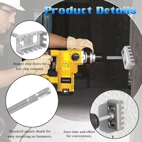 Creative Square Hole Cutter for Electrical Box, Model 86 Electric Box Square Hole Cutter for Brick Concrete Cement Stone in Kuwait