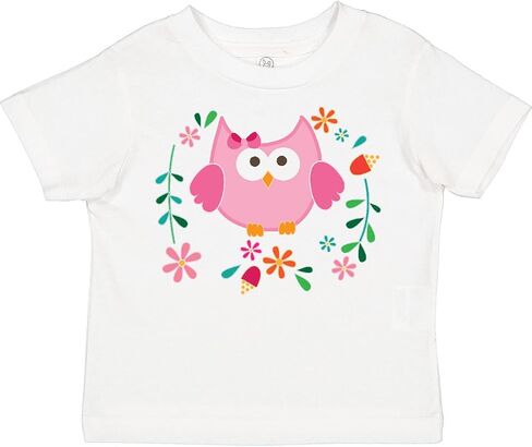 بومة inktastic للبنات Toddler T-Shirt in Kuwait