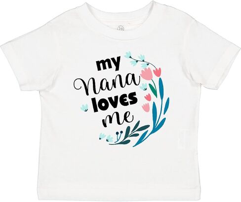 Inktastic My Nana يحبني تي شيرت حفيدة Toddler in Kuwait