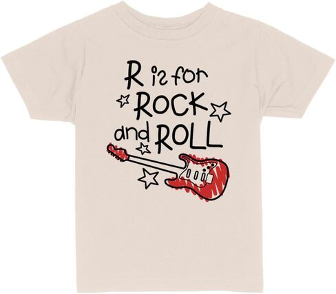 R is for Rock and Roll Toddler Kids T-Shirt in Saudi Arabia
