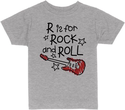 R is for Rock and Roll Toddler Kids T-Shirt in Saudi Arabia