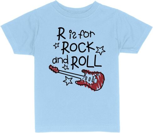 R is for Rock and Roll Toddler Kids T-Shirt in Saudi Arabia