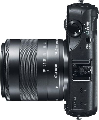 Canon EOS M 18.0 MP Compact Systems Camera with 3.0-Inch LCD and EF-M18-55mm is STM Lens in Saudi Arabia