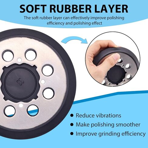 2 Pack Sander Replacement Pads, 5 Inch Metal Sanding Pad Competible with DEWALT DWE6423, 6423K, DWE6421, 6421K, DCW210B Random Orbit Sanders, DWE64233 N329079 Replacement Sander Pad in Kuwait