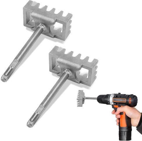 Square Hole Cutter for Electrical Box, Manganese Steel Rectangle Slot Cutter for Electric Hammer, Fast Wall Square Hole Puncher for Square Drive (1) in Saudi Arabia
