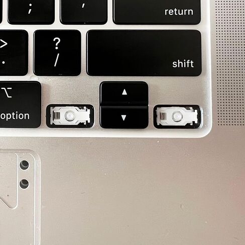 Bfenown Replacement Left Arrow Keycap Key and Hinges for MacBook Air M2 Retina 13.6 inch A2681 2022 Year,15.3 inch A2941 2023 Year, MacBook Pro 14 16 inch M2 Pro/Max A2779 A2780 2023 Year in Saudi Arabia