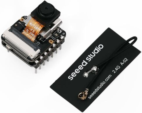 Seeed Studio XIAO ESP32 S3 Sense - 2.4GHz Wi-Fi, BLE 5.0, OV2640 Camera Sensor, Digital Microphone, 8MB PSRAM, 8MB Flash, Battery Charge Supported, Rich Interface, IoT, Embedded ML in Kuwait