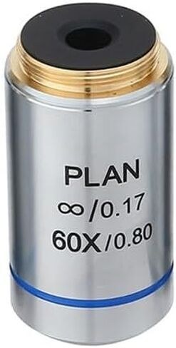 195 Microscope Objective 4X10X20X Achromatic Objective Infinity Objective Microscope Accessories for Compound Magnifier Supplies, Borescopes(60X) in Saudi Arabia