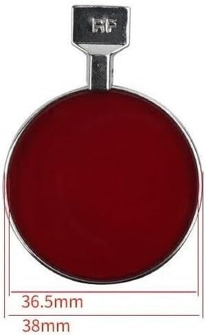 1PC Metal Ring Insertion Test refractive Lens Auxiliary Lens, 36.5mm Large Aperture Black Lens pinhole Lens, Microscope Lens (Color : OTL02-Red Maddox) in Saudi Arabia
