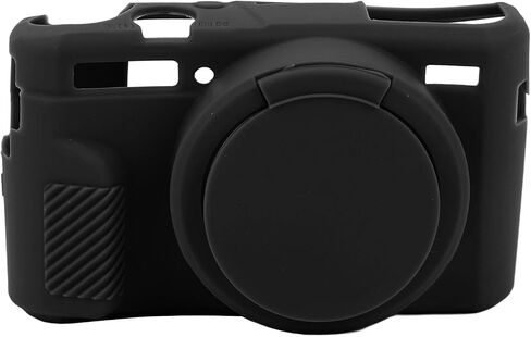 Akozon Camera Silicone Case with Lens Cover Soft Protective Skin for G7X2 Mirrorless Camera (Roseate) in Saudi Arabia