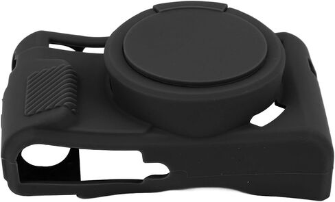 Akozon Camera Silicone Case with Lens Cover Soft Protective Skin for G7X2 Mirrorless Camera (Roseate) in Saudi Arabia