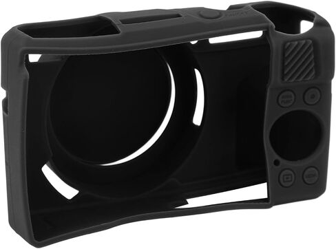 Akozon Camera Silicone Case with Lens Cover Soft Protective Skin for G7X2 Mirrorless Camera (Roseate) in Saudi Arabia