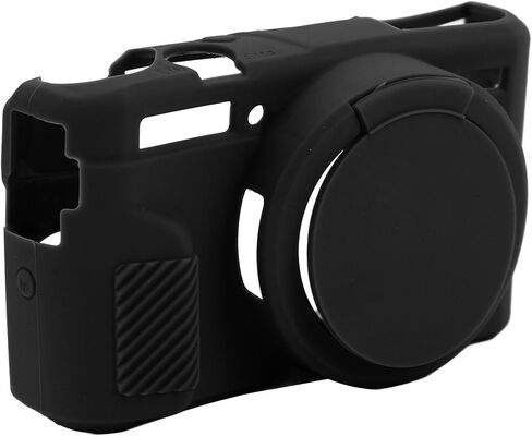 Akozon Camera Silicone Case with Lens Cover Soft Protective Skin for G7X2 Mirrorless Camera (Roseate) in Saudi Arabia