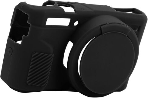 Akozon Camera Silicone Case with Lens Cover Soft Protective Skin for G7X2 Mirrorless Camera (Roseate) in Saudi Arabia