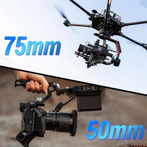 Sirui Saturn 50mm T2.9 1.6x إطار كامل من الألياف الكربونية بصري مشوهة ، عدسة Cine لكاميرات Mount RF ، أقل من 500 جرام (الزرقاء) in Kuwait