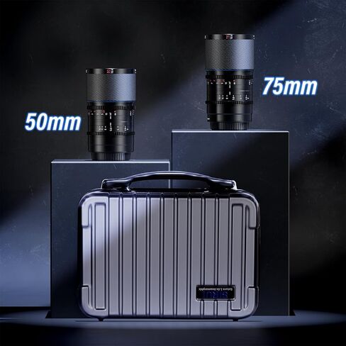 Sirui Saturn 50mm T2.9 1.6x إطار كامل من الألياف الكربونية بصري مشوهة ، عدسة Cine لكاميرات Mount RF ، أقل من 500 جرام (الزرقاء) in Kuwait