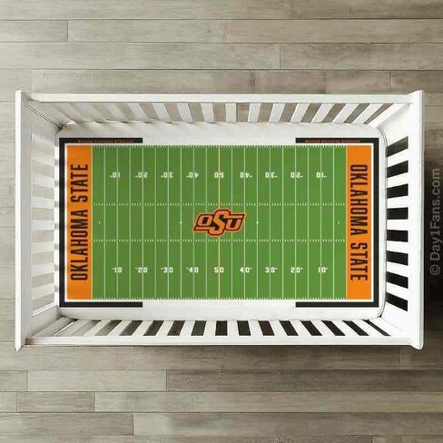 STADIUMSHEETS Day1Fans Officially-Licensed Fitted Crib Sheet (Oklahoma State Cowboys) in Saudi Arabia