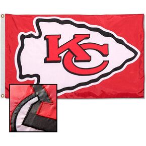 Kansas City Chiefs Embroidered Nylon Flag