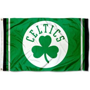 Boston Celtics Shamrock Logo Flag and Banner