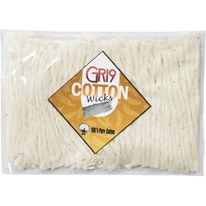 ديا باتي (فتائل قطنية طبيعية) مصنوعة يدويًا لبوجا، ديكور المنزل في المهرجانات، فتيل مصباح زيت ديوالي (100 قطعة من فتائل القطن الطويلة) in Kuwait