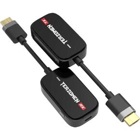 Wireless HDMI Transmitter and Receiver, HDMI Wireless Extender for Streaming Video/Audio to TV/Monitor/Projector from PC/Camera/Laptop, AirLink Wireless Dongle, HDMI to HDMI Display Adapter