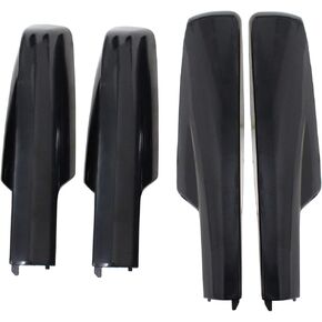 NewYall Set of 4 Black Roof Luggage Cargo Rail Rack End Cap Protection Cover Shell Trim