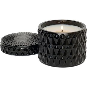 Leoben Co | Amber & Oud | Black | Disco Party Collection | 35 Hour Burn Time | Made to Set The Mood | Created with Natural Soy Wax and Essential Oils