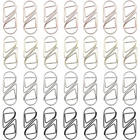 100 Pieces X Large Paper Clips 50mm, Paperclips for Office School and Personal Use (4 Colors)