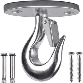Dolibest Ceiling Anchor Mount for Yoga Swing Suspension, Resistance Band Wall Anchor, Body Weight Strength Training Systems, 2000LB Capacity, Stainless Steel,1PCS