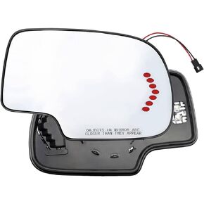 AUTOXBERT Passenger Side Mirror with Heated Backing Plate Turn Signal For Chevy Avalanche Silverado Suburban Tahoe GMC Sierra Yukon Cadillac 2003 2004 2005 2006 2007
