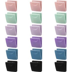 Petshome Magnetic Clips 18 Pack Colorful Fridge Magnet for Refrigerator, Whiteboard, Photo Display, Office, School, Home-6 Colors