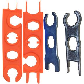 Sunway Solar Panel Connector Tool Works For MC-4 Solar Connectors,Assembly and Disassembly Tool,Metal Spanner Wrenches Crimping Tool For Solar PV System Extension Cable Wire Kit- 1 Pair in Kuwait