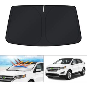 KUST Custom Fit Windshield Sun Shade for 2015-2023 Ford Edge SUV Sunshade Window Sun Visor Protector Foldable Blocks UV Rays Keep Your Car Cooler
