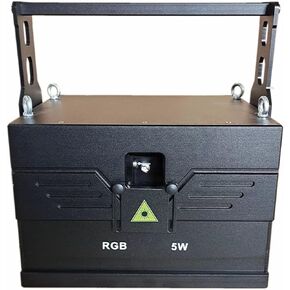 JUNMAN 5W RGB Full Color Animation Stage Effect Light DJ Disco Stage Beam Lights for Party Wedding Event Lighting Show