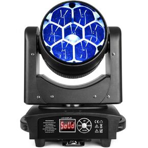 BETOPPER Moving Head Light 7x40W RGBW Beam/Wash/Zoom/CTO Effect Bee Eye LED Stage Lighting Spot Lights with Sound Activated for DJs, Bars, Christmas, and Home Party Lighting,1 Pack