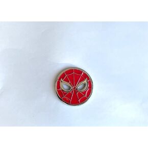 1pc Custom New Spider Mask Emblem - 3D Fender Rear Door Badge Sticker Replacement - Black Widow Edition - Spider Mask Badge for Automotive