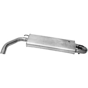 Walker Exhaust Quiet-Flow Stainless Steel 50060 Direct Fit Exhaust Muffler Assembly 2.5" Inlet (Inside) 2.5" Outlet (Outside)
