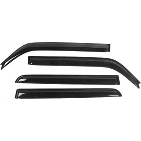Window Visor Deflector Compatible with 2008-2015 Scion Xb, Slim Tinted Acrylic Resistant Shield Cover Wind Sun Rain Guard by IKON MOTORSPORTS, 2009 2010 2011 2012 2013 2014