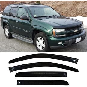 94611 Side Window Wind Deflector,4pc Outside Mount Style Nice Sun Rain Guards Set,Window Visor fit for 2011-2015 Chevy Cruze J300