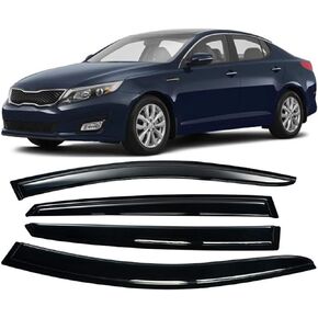 Rain Guards Suitable for 2011-2015 Kia Optima, Window Visor, Window Deflectors, Rain Guard, 4 pcs