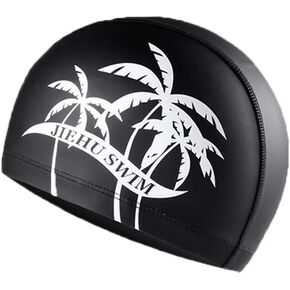 قبعات السباحة سيليكون الكبار قبعات السباحة للماء قبعة السباحة للشعر الطويل السميك قبعات الاستحمام تبقي شعرك جافًا للنساء والرجال لضفائر المجدل in Kuwait