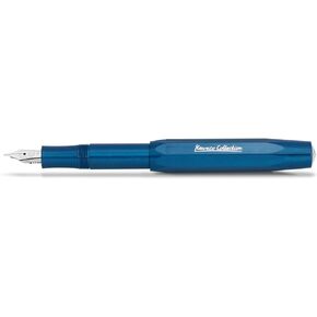 Kaweco COLLECTION Fountain Pen Toyama Teal I Premium Fountain Pen with Steel Nib for Ink Cartridges I Sport Fountain Pen 13 cm I Nib: M (Medium)