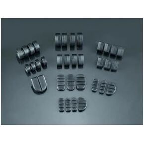 Kuryakyn 8082 Motorcycle Footpeg Components: Replacement Rubber Pads for ISO Brake Pedal Pad, Black