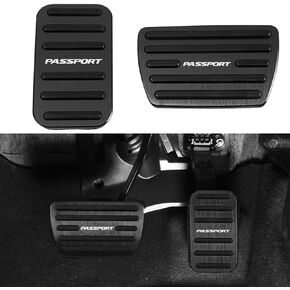 XITER 2pcs Aluminium Alloy Foot Pedal Pads No Drilling Anti-Slip Brake and Accelerator Pedal Covers for Honda Passport 2019 2020 2021 2022 Interior Accessories(Blue) in Kuwait