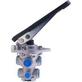 E-3 Single Circuit Foot Brake Valve 277863 KN22100 w/Treadle for Bendix Velvac 034038 for Haldex KN22100X IHC 428186R2 428186R92 for Midland Automann 170.277863 Control Pedal
